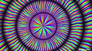 Rotating circle design wide screen