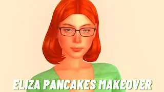 Eliza Pancakes ULTIMATE Townie Makeover 💚💫 | The Sims 4 