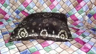 Sewing a neat pillow case