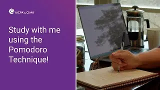Study with Me for AICPA & CIMA using the pomodoro technique!