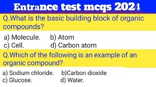 entry test mcqs / entry test Preparation mcqs / entry test mcqs 2024 / #entranceexam #kmucattestmcqs