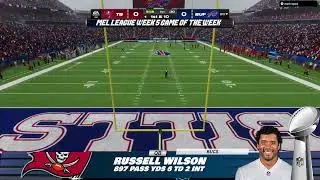 MEL WEEK 5 GOTW. BUCS VS BILLS.  SNYPZ ON THE CALL!!!