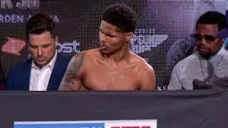 Shakur Stevenson vs Oscar Valdez • FULL WEIGH-IN & FINAL FACE OFF • Top Rank Boxing