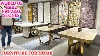 Premium Marble Table and Chairs, Dining Table, Center Table, Luxury Home Decor, Gem Stones, Agates
