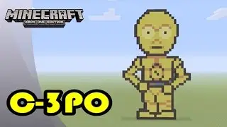 Minecraft: Pixel Art Tutorial and Showcase: C-3PO (Star Wars)
