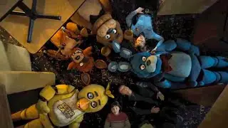Fort Building Scene in Five Nights at Freddy's Movie | Animatronics Play with Abby