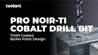 toolant Pro Noir-Ti Cobalt Drill Bit Set: Newly upgraded 2-in-1, faster drilling