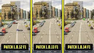 Cities Skylines II - Patch 1.0.12f1 vs 1.0.13f1 vs 1.0.14f1 Performance