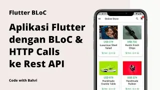 Cara Membuat Aplikasi Flutter dengan BLoC dan HTTP Calls ke Rest API - Online Store Study Case