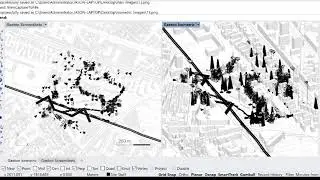 Parametric city grid and bridge