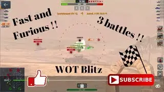 World of Tanks Blitz : Fast and Furious Tanks | Vk28 | KV1S | RU251 | Adrenaline Rush