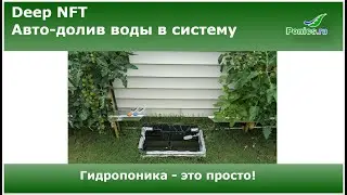 Авто-долив в гидропонике. Как это сделал я на Deep NFT системе.