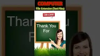 Computer File Extension, Text Files,  .odt - OpenDocument Text Document