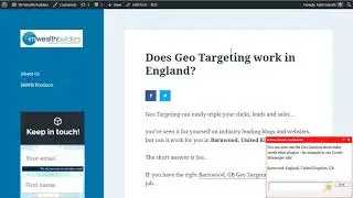 Covert Geo Tatgeting WP Plugin Demo