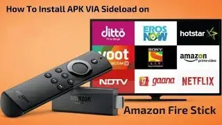 How to Install Apps on Amazon Fire TV Stick | Sideload Apps |  How to Install App in Fire TV Stick