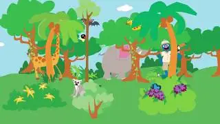 Spot the Animals|123 Sesame Street|Baby learn animals|MOM KIDS