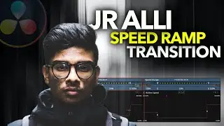 JR ALLI Speed Ramp Transition in DaVinci Resolve - Tutorial | auch für Beginner