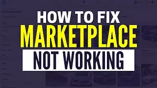How To Fix Facebook Marketplace Isn't Available To You (2024)