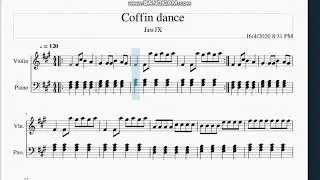 Coffin Dance Meme ( Violin Sheet Music )