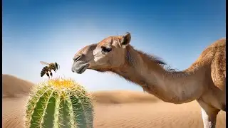 The Camel and The Bee 🐪🐝 | Bedtime Short Story for kids | Moral | Educational #kids #friendship #ai