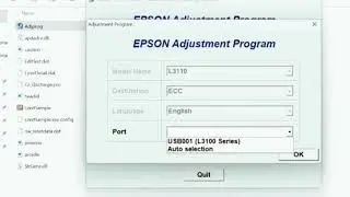 Epson L3100 Red Light Blinking Solution || Epson L3100 Waste Ink Pad Resetter || L3100 red light