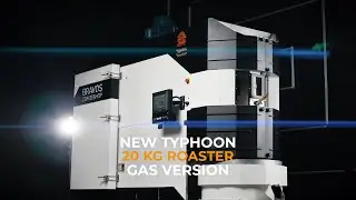 The 20 kg (gas) Typhoon Roaster, an Innovative Fluid-bed Coffee Roaster.