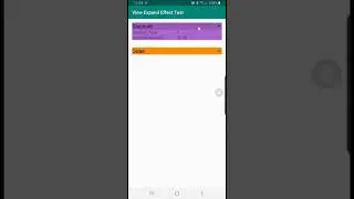 Android View Expand Effect (demo)