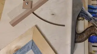 Столярное донце. Соединение на ус. Заусовка рубанком.