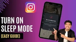 How To Turn On Sleep Mode On Instagram !