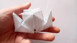Пароход оригами