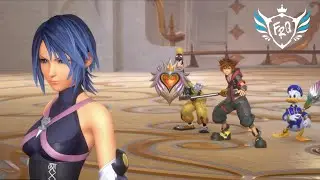 Kingdom Hearts III Critical Mode - Aqua vs Vanitas Boss Fight | FRQ Playthrough