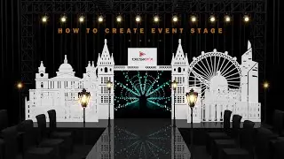 How to Create Event Stage Design 3DS Max Modeling | Texture | Lighting | Vray Render SEO (Part 1)