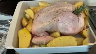 Самая вкусная простая КУРИЦА в духовке при низкой температуре
