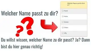 Teste dich // Welcher Name passt zu dir ? - immeRLea