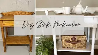 Dry Sink Makeover | Outdated to Modern | Best Primer + Smooth Brushstrokes