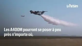 Un avion militaire reconverti en bombardier d'eau