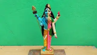 Coloring of Ardhnarishwar idol