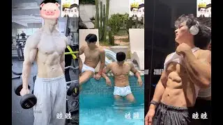 Handsome guy muscle 6 pack absCute and Handsome Boys on Douyin/Tiktok人世水远山长，纵不相逢，亦当各自相安