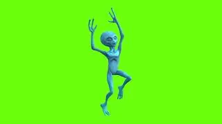 Alien green screen | blue screen| Alien motion effects
