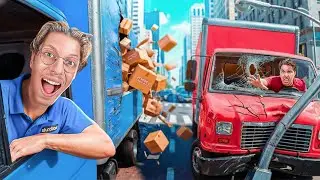 The Fastest Parcel Delivery Driver Wins! (Ft. Jayzz)