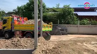 รถบรรทุกหกล้อ รถดั้มดิน #dumptruck #รถดั้มพ์