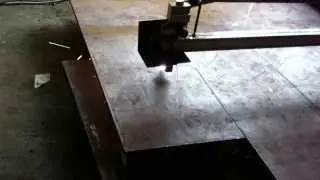 HyCut NC HC4500 Plasma Cutter cnc cutting steal plate