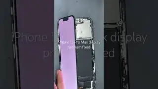 iPhone 13 Pro Max display problem is fixed, Please check the full video on my channel