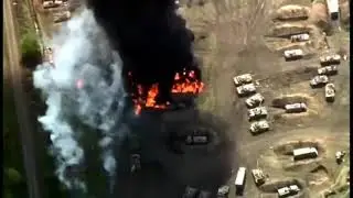 База с почти сотней единиц военной техники уничтожена к северу от Изюма 2