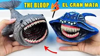 Лепим Блуп против Эль Гран Майя (The Bloop vs El Gran Maja) Страшное Чудовище Океана ✅ Лепка ОК