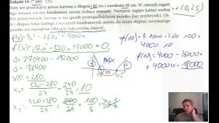 Rachunek różniczkowy teraz matura zadanie 14