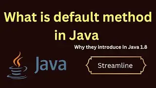 What is default method in java 8 and why they introduced ?