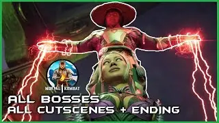 Mortal Kombat 1 - All Cutscenes - Bosses + Ending