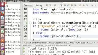 Dropwizard Basic Authentication