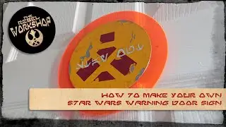 How to make your own Star Wars warning sign.